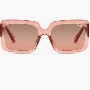Quay Australia Rose-Tinted Square Sunglasses
